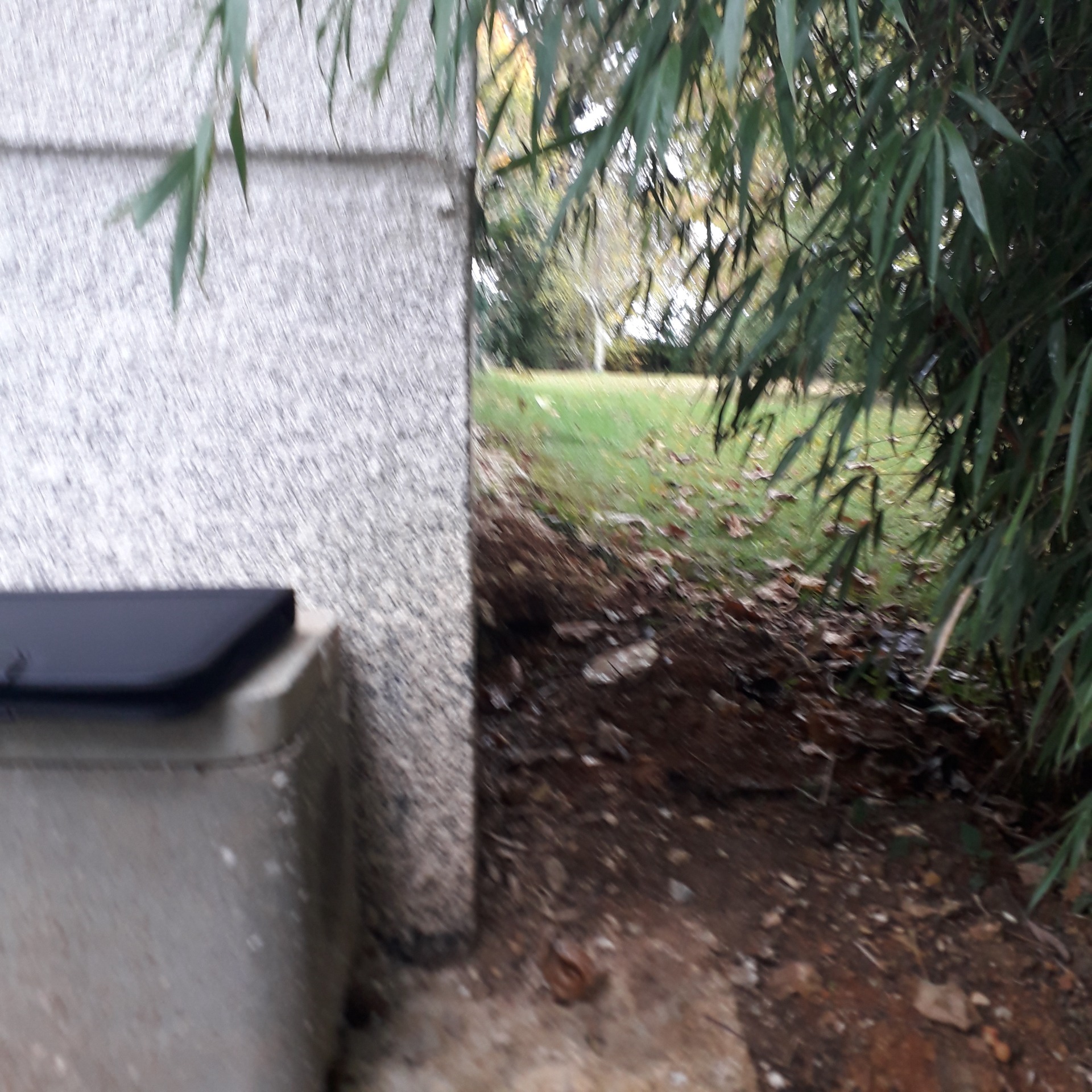 Construction neuve: Implantation du mur chez le voisin